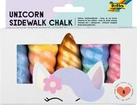 Folia Malkreide Einhorn, (5-tlg), 5 St&uuml;ck, farbig sortiert