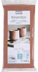 Glorex Bastelnaturmaterial Keramiton, terracotta 1000 g Modellierton