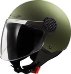 LS2 Motorradhelm OF558 Sphere II Solid Jethelm, Atmungsaktiv, reflektierende,