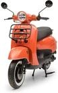 Burnout Motorroller Luna in Grau, Silber, Blau oder Rot, 50 ccm, 25 km/h, Euro 5,