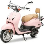 Burnout Motorroller EasyCruiser Eco Rosa, 50 ccm, 25 km/h, Euro 5, Unverwechselbares