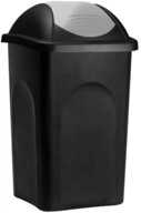 Stefanplast M&uuml;lleimer Push Can, 60 L Abfallbeh&auml;lter 68x41x41cm Papierkorb