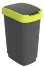 ROTHO M&uuml;lleimer Twist M&uuml;lleimer mit Deckel 25l, Kunststoff (PP)