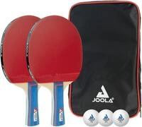 Joola Tischtennisschl&auml;ger Set "Duo" (6-tlg., mit 2 Schl&auml;gern, 3 B&auml;llen und
