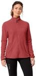 Fleecepullover VAUDE "WOMEN'S ROSEMOOR FLEECE JACKET II", Damen, Gr. 34, rot (brick),