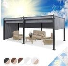 blumfeldt Pavillon Pantheon Cortina Faltpavillon 3x6 m Aluminium 4 Seitenteile...