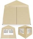 Casaria Pavillon, 300x300 cm Pavillon Set mit 4x Seitenw&auml;nde UV-Schutz 50+...