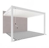Weide Pergola Deluxe Wand Pavillon Terrassen&uuml;berdachung Aluminium 3 x 4 M...