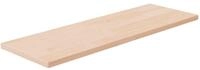 vidaXL Regal Regalboden 60x20x1,5 cm Unbehandeltes Massivholz Eiche, 1-tlg.