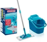 Leifheit Wischmopp Set POWER CLEAN, (5-St), Arbeitsl&auml;nge 148cm, waschbarer Bezug,