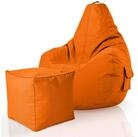 Green Bean Sitzsack Gaming Sitzsack + Hocker Cozy+Cube (2er Set Sitzsack + Hocker -