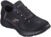 Skechers SUMMITS-CLASSY NIGHT Slip-On Sneaker Slipper, Freizeitschuh mit komfortabler