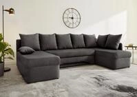 Jockenh&ouml;fer Gruppe Wohnlandschaft U-Form, B: 260 cm, mit Bettfunktion & Bettkasten