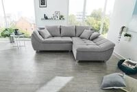Jockenh&ouml;fer Gruppe Ecksofa Genua L-Form, B: 250 cm, mit 2 Zierkissen