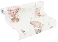 Rasch Kindertapete, glatt, uni, (1 St)