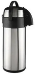 Spetebo Thermobeh&auml;lter Airpot Isolier Pumpkanne drehbar - 5 Liter, Edelstahl,