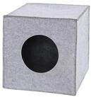 lionto Tierh&ouml;hle quadratisch, Regaleinsatz & Katzenbett 2-in-1, 33x37x33 cm