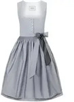 Stockerpoint Dirndl Audrey grau 48