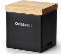 Continenta Vorratsdose, Holz, Keramik, (1-tlg), Knoblauchtopf