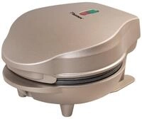 bestron Waffeleisen AMW500, 550 W, Retro-Design, antihaftbeschichtet, leicht, kompakt