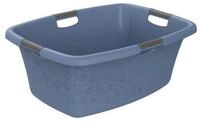 ROTHO W&auml;schekorb Flowers W&auml;schewanne 50l mit 4 Griffen, Kunststoff (PP),