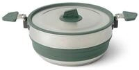 sea to summit Kochtopf Detour Pot ? Zusammenfaltbarer 3L Campingtopf mit Edelstahl -