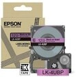 Epson 12mm violet schwarz LK4UBP Farbschriftband 8m Tintenpatrone