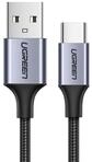 UGREEN Kabel USB-Kabel - USB Type C Quick Charge 3.0 3A grau Smartphone-Kabel, (100