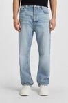 HUGO Loose-fit-Jeans Nate in heller Waschung