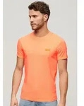 Superdry Rundhalsshirt ESSENTIAL LOGO EMB NEON TEE aus Baumwolle und Single...