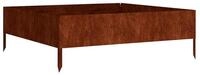 vidaXL Hochbeet Hochbeet 100x100x33,5 cm Cortenstahl (1 St)