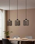 EGLO H&auml;ngeleuchte GINESTRONE-Z H&auml;ngelampe schwarz, ZigBee 3.0, Timer,