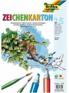 Folia Aquarellpapier folia 8700 - Zeichenkarton, 200 g/qm, DIN A3, 25 Blatt, wei&szlig; -