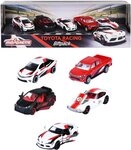 majORETTE Spielzeug-Auto Spielzeugauto Premium Cars Toyota Racing 5er Pack Giftpack
