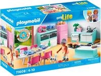 Playmobil&reg; K&uuml;che mit Essplatz (71608), myLife Konstruktions-Spielset, (105...