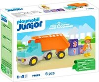 Playmobil&reg; Kipplaster (71685), JUNIOR Konstruktions-Spielset, (6 St), Made in...