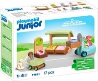 Playmobil&reg; Bio-Marktstand & Gabelstapler (71691), JUNIOR...