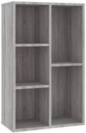 vidaXL B&uuml;cherregal NA B&uuml;cherregal Holzwerkstoff 50x25x80 cm Grau Sonoma 4...