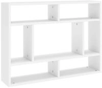 vidaXL Wandregal, Regal Wei&szlig; 75x16x55 cm Holzwerkstoff