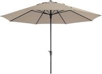 Madison Sonnenschirm Timor Luxe 400 cm / 4 m Kurbelschirm Marktschirm, LxB: 279x400