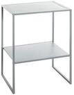 HAKU Beistelltisch Beistelltisch grau - Sofatisch Metall - B 45 x H 60 x T 35 cm