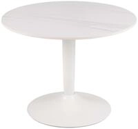 ACTONA GROUP Couchtisch Malta Couchtisch &Oslash;60cm Keramik wei&szlig;.