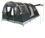 Skandika Tunnelzelt Gotland 4 Campingzelt mit dunkler Schlafkabine, Personen: 4,