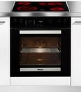 Miele Elektro-Herd-Set H 2455 E D OBSW/EDST mit KM 6003 LPT, Herd-Set - Kombination