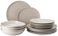 Rosenthal Teller-Set Junto Soft Shell Teller-Set 18tlg, Porzellan, Sets