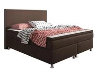 inter Boxspringbett King Size Webstoff (180x200 cm), inkl. Matratze und Topper