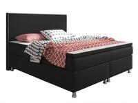inter Boxspringbett King Size Webstoff (180x200 cm), inkl. Matratze und Topper