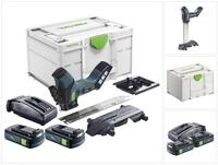 FESTOOL Kompakt-Handkreiss&auml;ge ISC 240 EB-Basic Akku D&auml;mmstoffs&auml;ge 18 V 240 mm + 2x