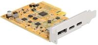 Delock DeLOCK PCIe x4 Karte zu 1x ext. USB-C 10 Gbit/s B. Computer-Adapter