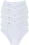sloggi Midislip Chic (4er Pack) elastische Spitzeneins&auml;tze, weiche N&auml;hte,
